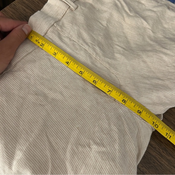 ❤️ Club Monaco Men's Beige Linen Blend Chinos Size 31x32 - Picture 7 of 9